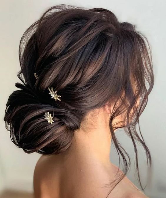 Wedding textured updo